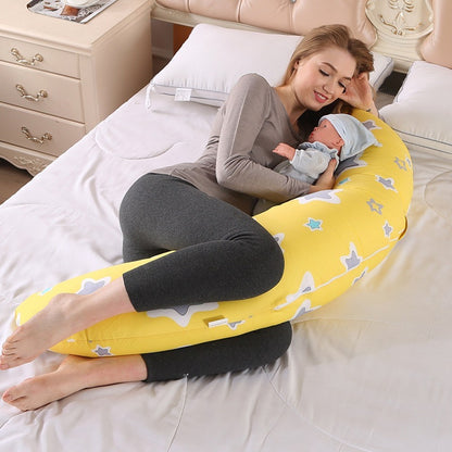 Moon Shape Multifunctional Breastfeeding and Maternity Pillow for Women