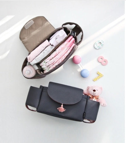 Multifunction Baby Stroller Bag Organizer with Cup Holder