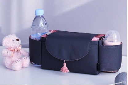 Multifunction Baby Stroller Bag Organizer with Cup Holder